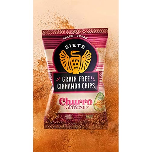 Siete Grain Free Cinnamon Churro Strips, 5 oz Bag 1 Pack - Dai...
