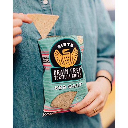 Siete Grain Free Tortilla Chips - Sea Salt, 1 Oz Bag 3 Familia