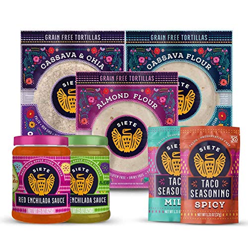 Siete Grain-Free Tortillas + Enchilada Sauce + Seasoning Bundle