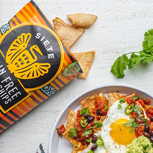 Siete Nacho Grain Free Tortilla Chips, 4 Oz Bag