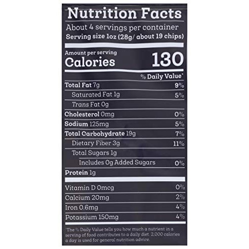 Siete Nacho Grain Free Tortilla Chips, 4 Oz Bag