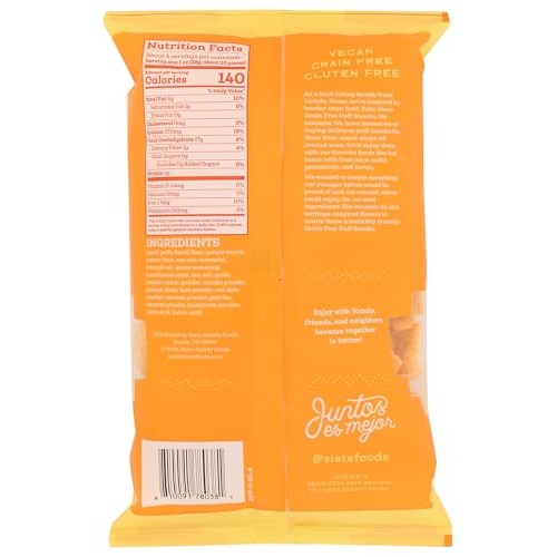 Siete Puffs Queso 4 OZ