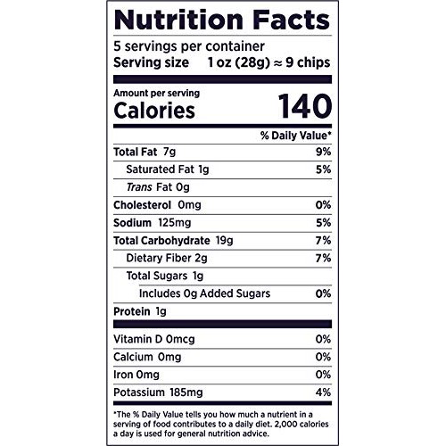 Siete Sea Salt Grain Free Tortilla Chips, 5 Oz Bags, 12-Pack