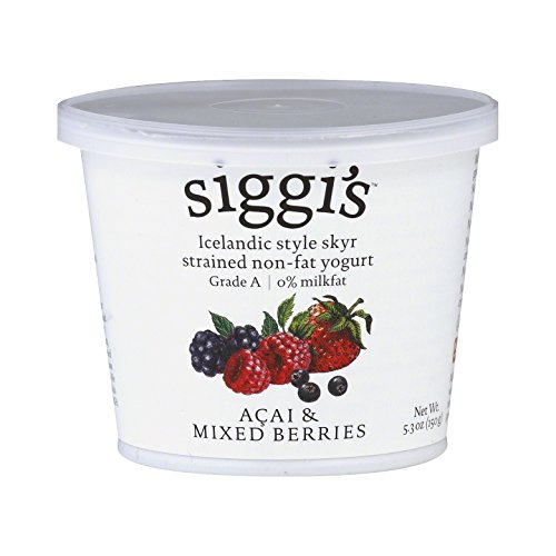 Siggis Icelandic Non Fat Mixed Berries &Amp; Acai Yogurt, 5.3 Ounce