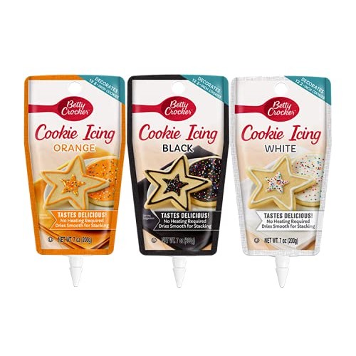 Signature Brands Betty Crocker Halloween Cookie Icing, Orange Ic