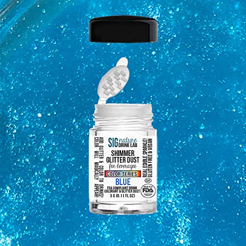 Edible Glitter For Drinks • Shiny Glitter, Shimmer Beverage Dust