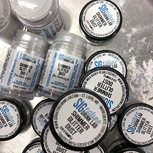 Shimmer Glitter Beverage Dust For Drinks, Cocktails, Beer, &Amp; Mor