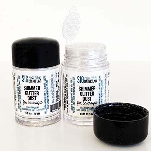 Edible Shimmer Glitter Beverage Dust For Drinks, Cocktails, Beer