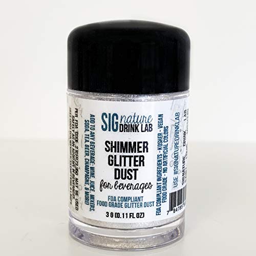 Edible Shimmer Glitter Beverage Dust For Drinks, Cocktails, Beer