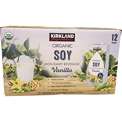Signature Organic Soymilk, Vanilla, 24-Pound