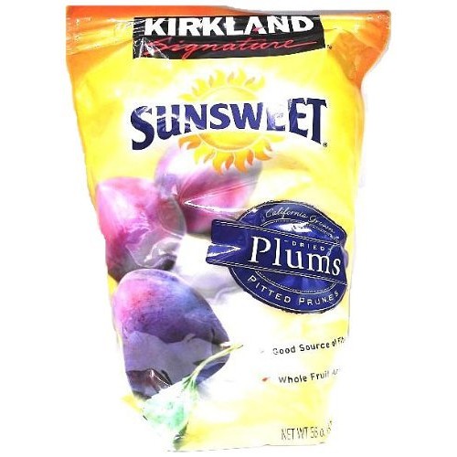 Kirkland Signatures Dried Plums Pitted Prunes, 2 Pack