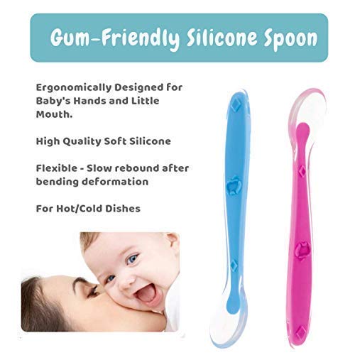 Silicone Baby Feeding Set - Divided Suction Plate, Silicone Bib