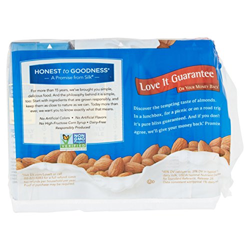 Silk Vanilla Almondmilk, 8 Ounce, 6 Count Pack Of 4