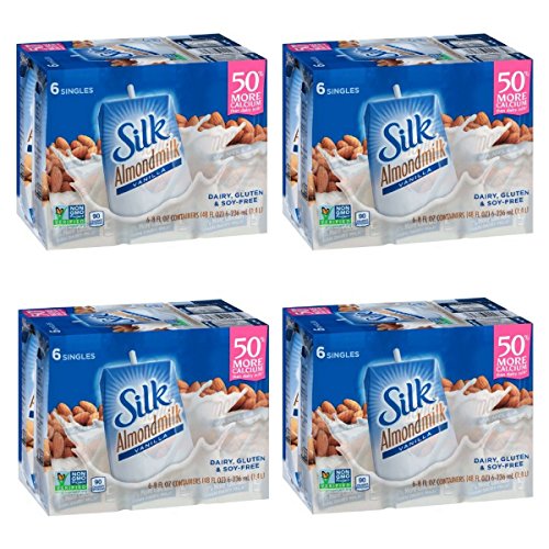 Silk Vanilla Almondmilk, 8 Ounce, 6 Count Pack Of 4