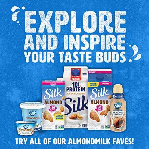 Silk Almond Milk Unsweetened Original 32 Oz Pack Of 6 Shelf St