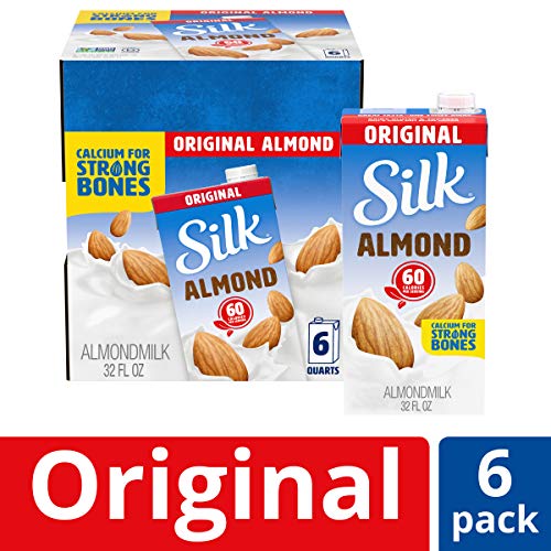 Silk Pure Almond Original, 32-Ounce Aseptic Cartons Pack Of 6