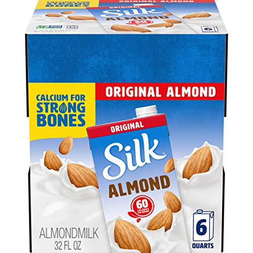 Silk Pure Almond Original, 32-Ounce Aseptic Cartons Pack Of 6