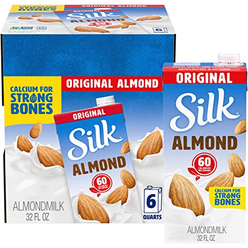 Silk Pure Almond Original, 32-Ounce Aseptic Cartons Pack Of 6