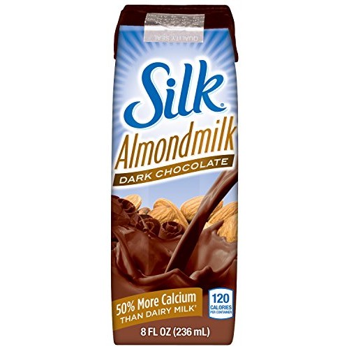 Silk Pure Almondmilk, Dark Chocolate, 8 Ounce, 18 Count, Chocola