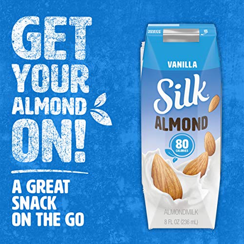 Silk Shelf-Stable Almondmilk Singles, Vanilla, Dairy-Free, Vegan