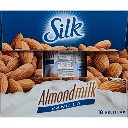 Silk Shelf-Stable Almondmilk Singles, Vanilla, Dairy-Free, Vegan