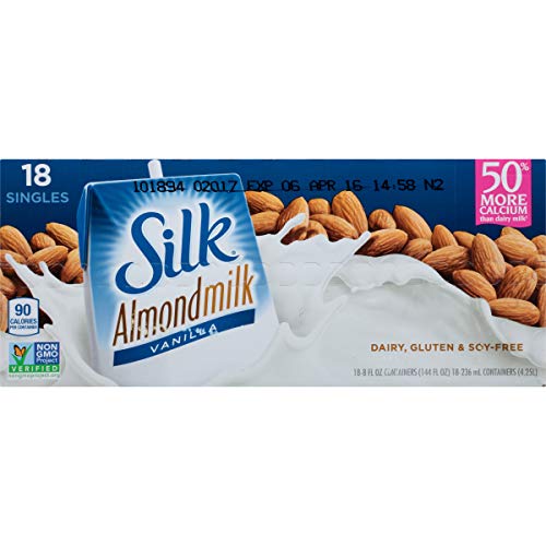 Silk Shelf-Stable Almondmilk Singles, Vanilla, Dairy-Free, Vegan