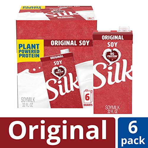 Silk Original Soymilk 32-Ounce Aseptic Cartons Pack Of 6, Unsw