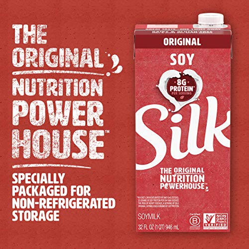Silk Original Soymilk 32-Ounce Aseptic Cartons Pack Of 6, Unsw