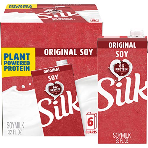 Silk Original Soymilk 32-Ounce Aseptic Cartons Pack Of 6, Unsw