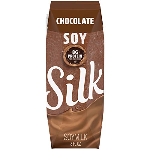 Silk Shelf-Stable Soymilk Singles, Chocolate, Dairy-Free, Vegan,