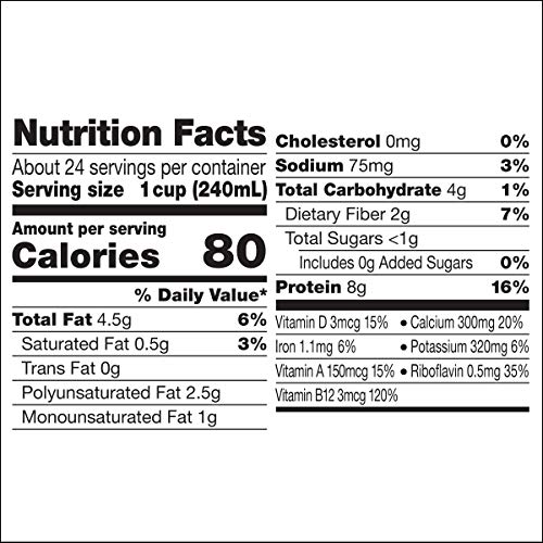 Silk Unsweetened Organic Soymilk, 32-Ounce Aseptic Cartons Pack