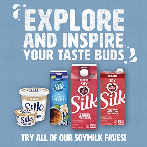 Silk Vanilla Soymilk 32-Ounce Aseptic Cartons Pack Of 6, Vanil