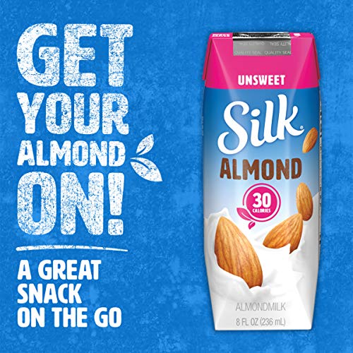 Silk Almond Milk Unsweetened Original 32 Oz Pack Of 6 Shelf St