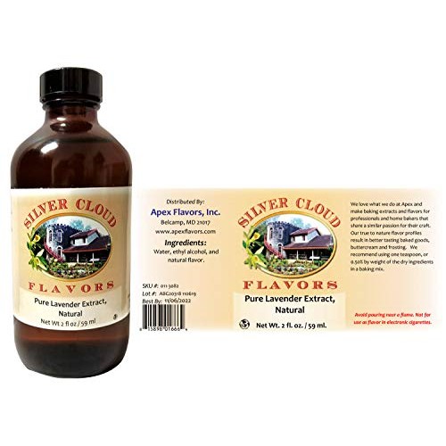Pure Lavender Extract, Natural - 2 Fl. Oz. Bottle