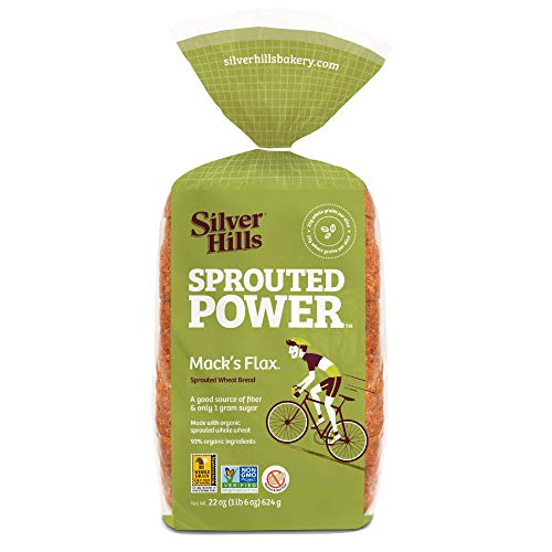 Silver Hills Mack’S Flax Bread, Low Fat Bread, Made With Organic