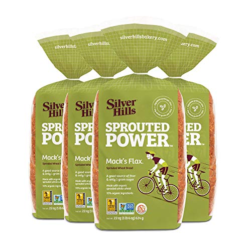Silver Hills Mack’S Flax Bread, Low Fat Bread, Made With Organic