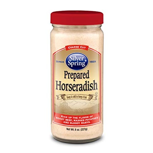 Silver Springs Coarse Cut Prepard Horseradish, 5 Ounce Pack of 12