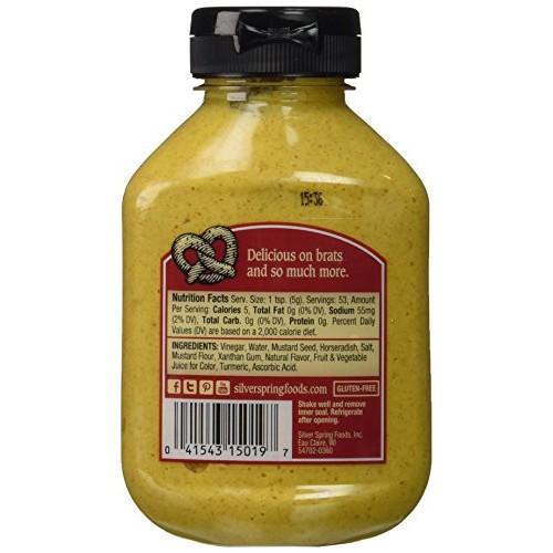 Silver Springs Mustard Beer &Amp; Brat 9.5 Oz