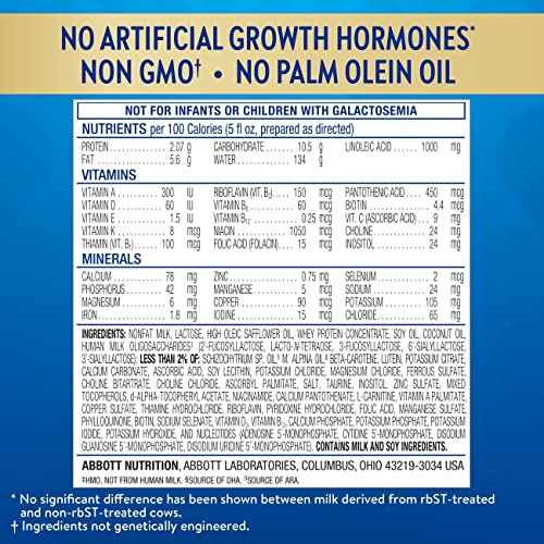 Similac 360 Total Care Infant Formula, Has 5 HMO Prebiotics, Our...