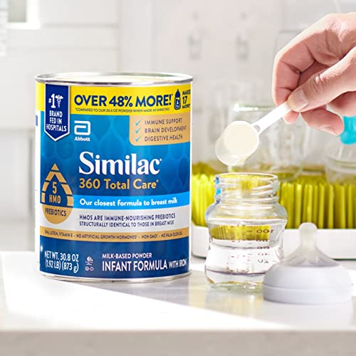 Similac 360 Total Care Infant Formula, With 5 Hmo Prebiotics, Ou
