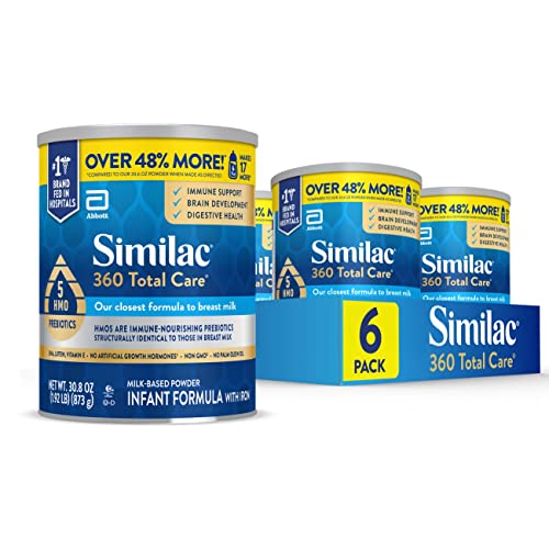 Similac 360 Total Care Infant Formula, With 5 Hmo Prebiotics, Ou