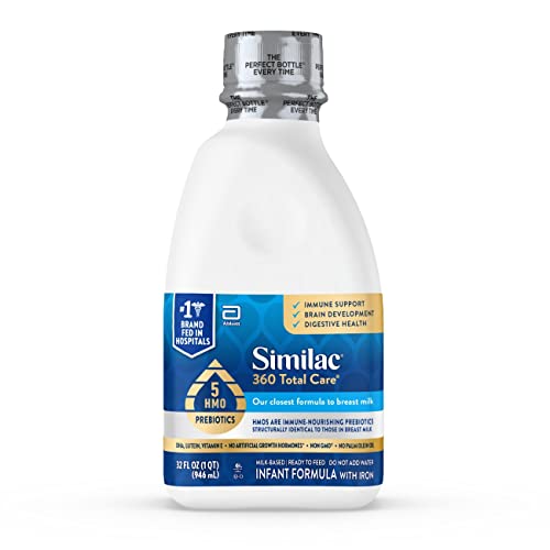 Similac 360 Total Care Infant Formula with 5 HMO Prebiotics, Our...