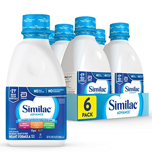 Similac Advance Infant Formula with Iron, Ready-to-Feed Baby For... Similac Advance Infant Formula with Iron, Ready-to-Feed Baby For...