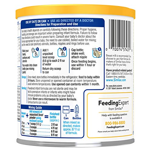 Similac Neosure Infant Formula With Iron For Babies Born Prematu
