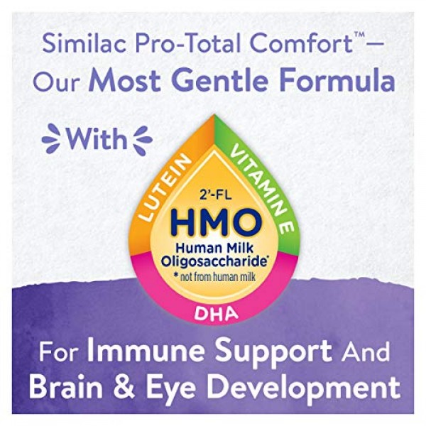 Similac Pro-Total Comfort Non-GMO Infant Formula Powder, 22.5 Oz...