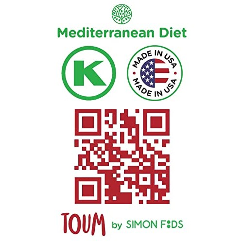 TOUM, Garlic Spread, Dip, Paste and Sauce, 12 Fl oz, Vegan, Glut...