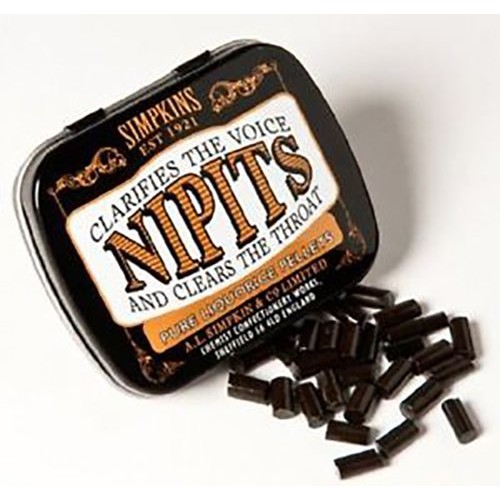 Nipits Liquorice Pellets Original 11 G Pack Of 6