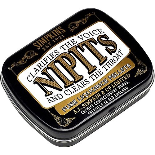 Nipits Liquorice Pellets Original 11 G Pack Of 6