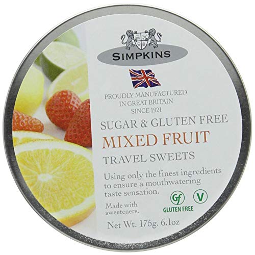 Simpkins Sugar &Amp; Gluten Free Mixed Fruit Travel Sweets X 3