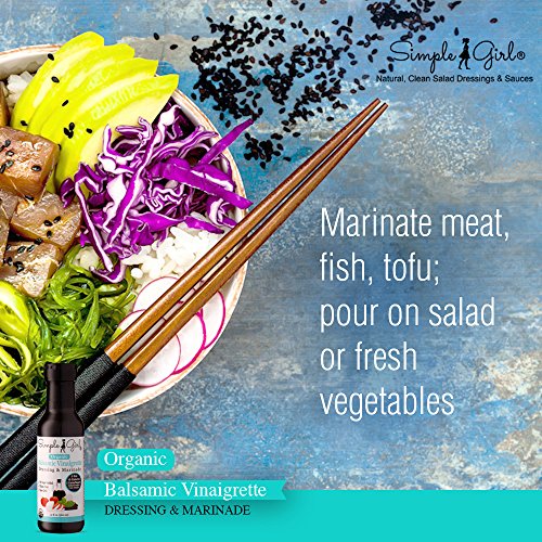Simple Girl Organic Balsamic Vinaigrette - 12 Oz - Low Sugar Sal